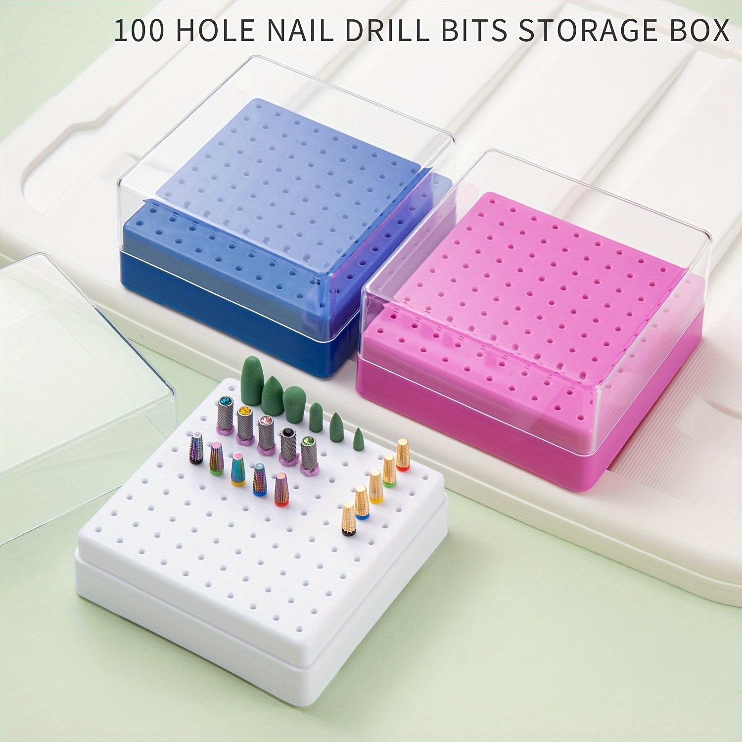 Nail Drill Machine - 30/100 Lubang 1 Buah Organizer Portabel