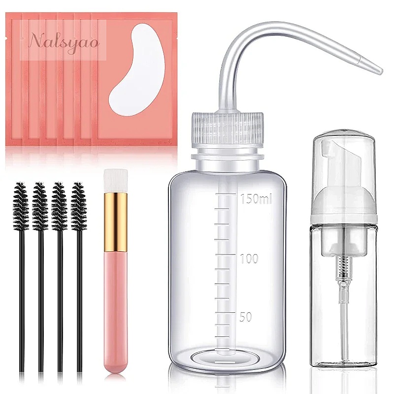 Nail Art Extension - Kit Pembersih Ekstensi Bulu Mata, Sampo
