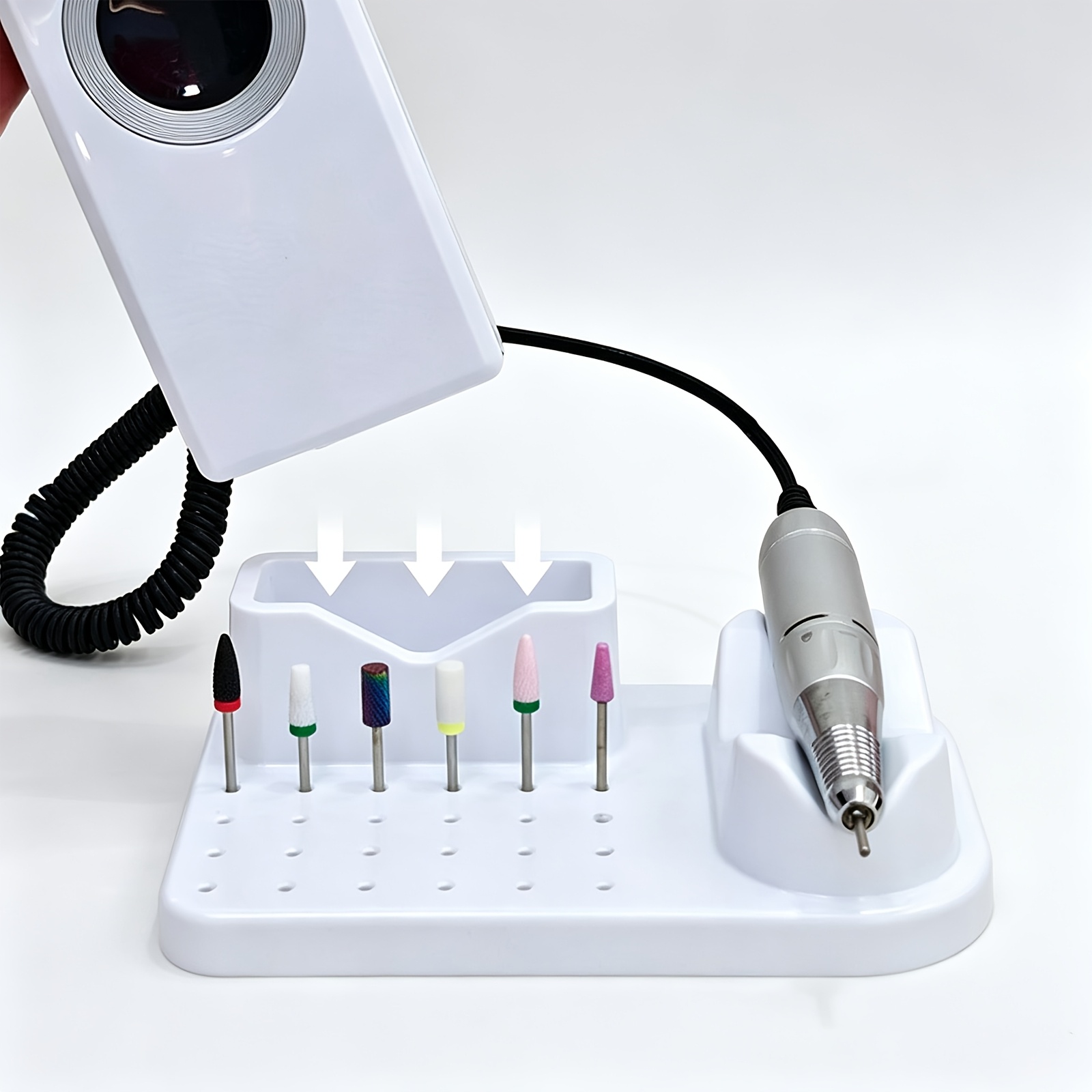 Nail Drill Machine - Penyangga dan Pengatur Mata Bor Kuku,