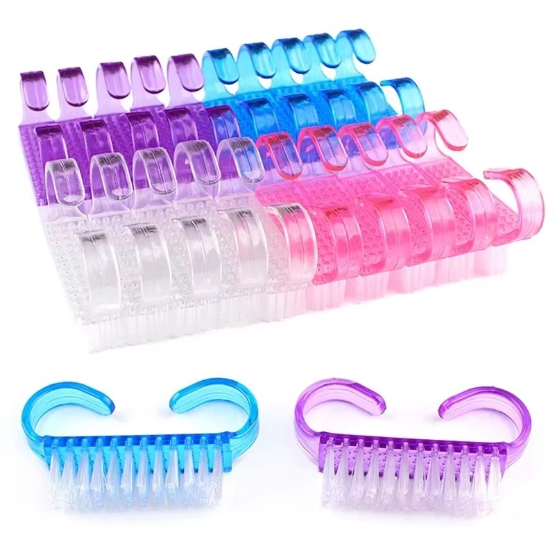 Nail Art Pink Soft - 5/10/15 Buah Kuas Seni Kuku Plastik