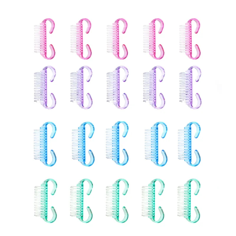 Nail Art Pink Soft - Kuas Kuku Akrilik Warna Pink Alat