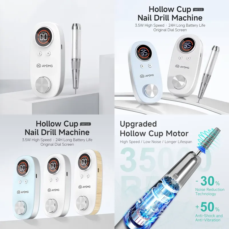 Mesin Bor Kuku Profesional AMD - Nail Drill Machine ulasan dan harga