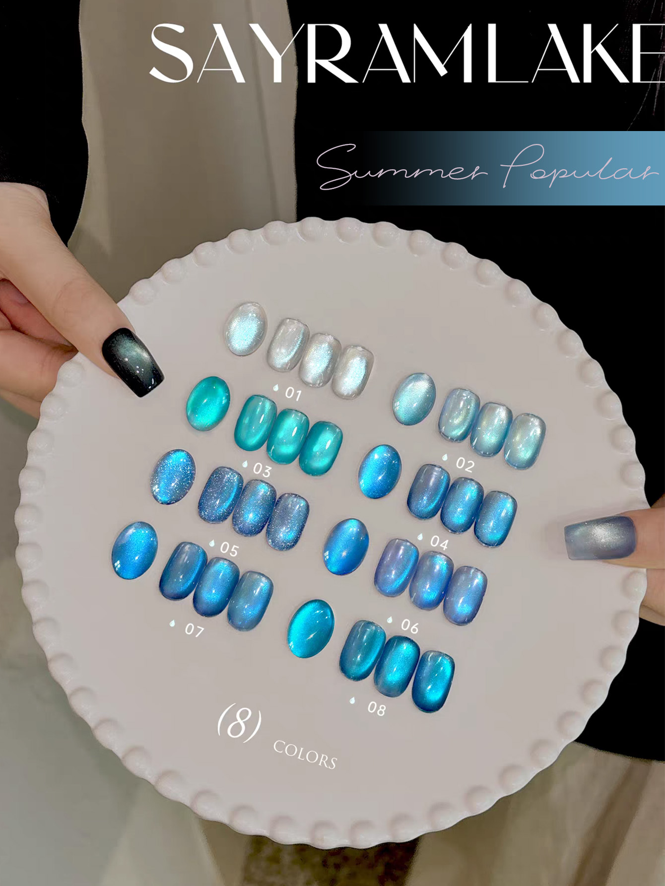 1 buah cat kuku gel SHAKA Ice  - Nail Art Ice Blue ulasan dan harga