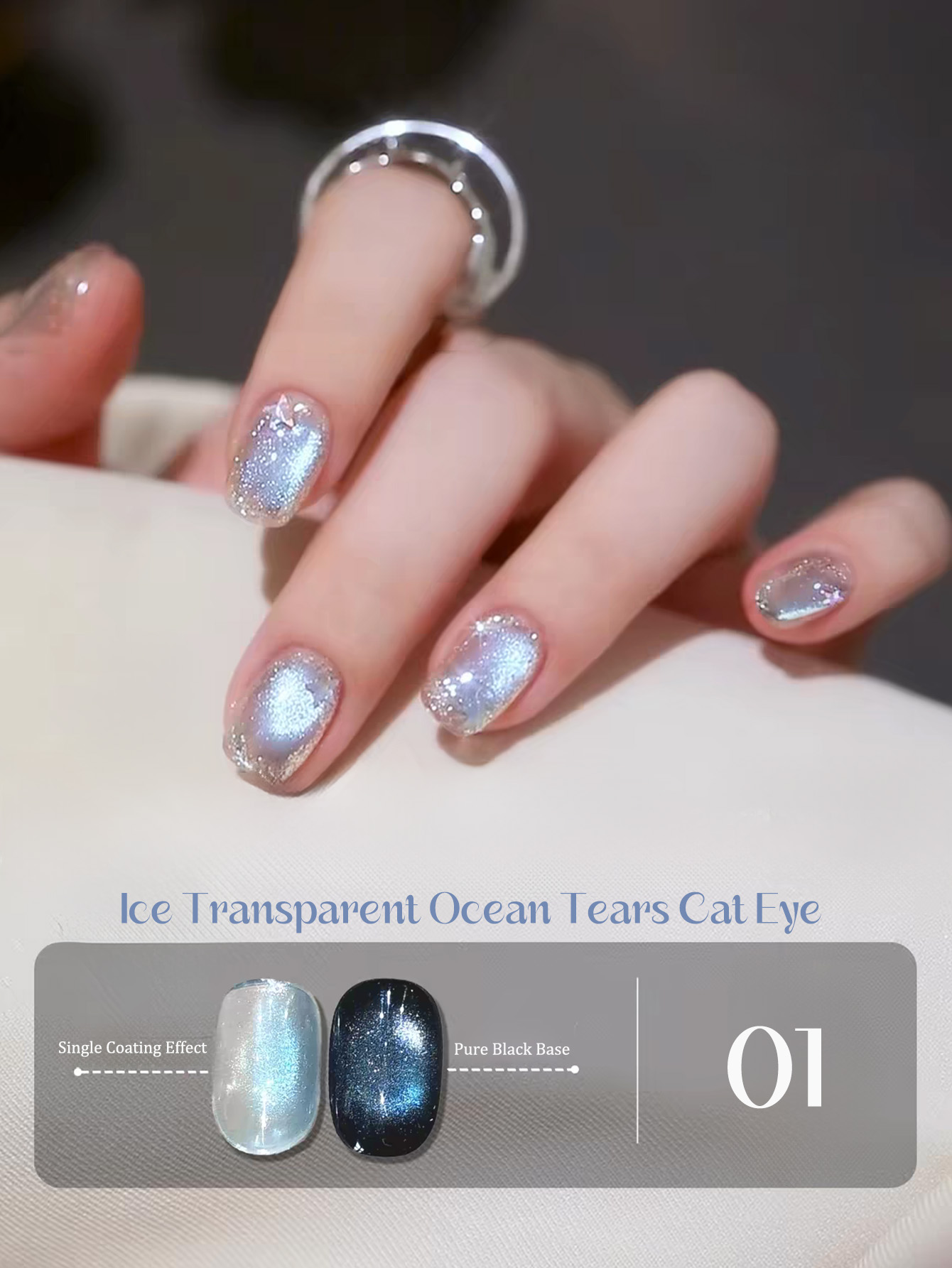 1 buah cat kuku gel SHAKA Ice  - Nail Art Ice Blue ulasan dan harga
