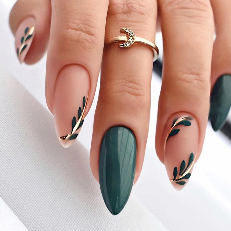 Kuku palsu panjang Medium, tek - Nail Art Simple ulasan dan harga