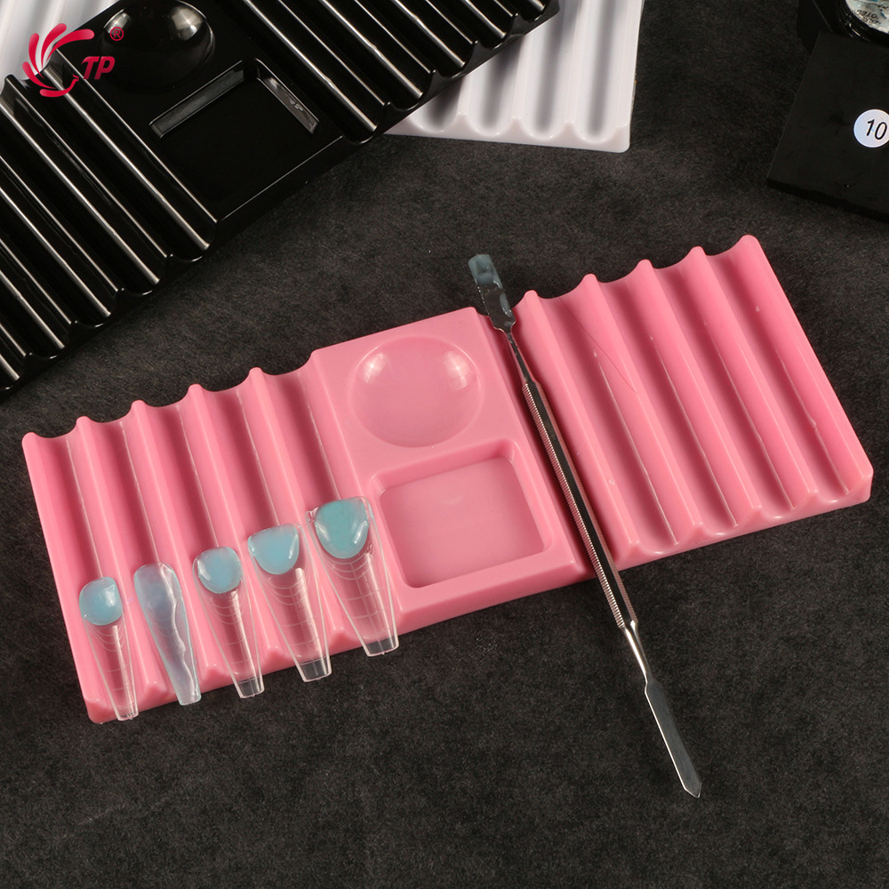 Penyangga Pena Plastik TP Dual - Nail Art Extension ulasan dan harga