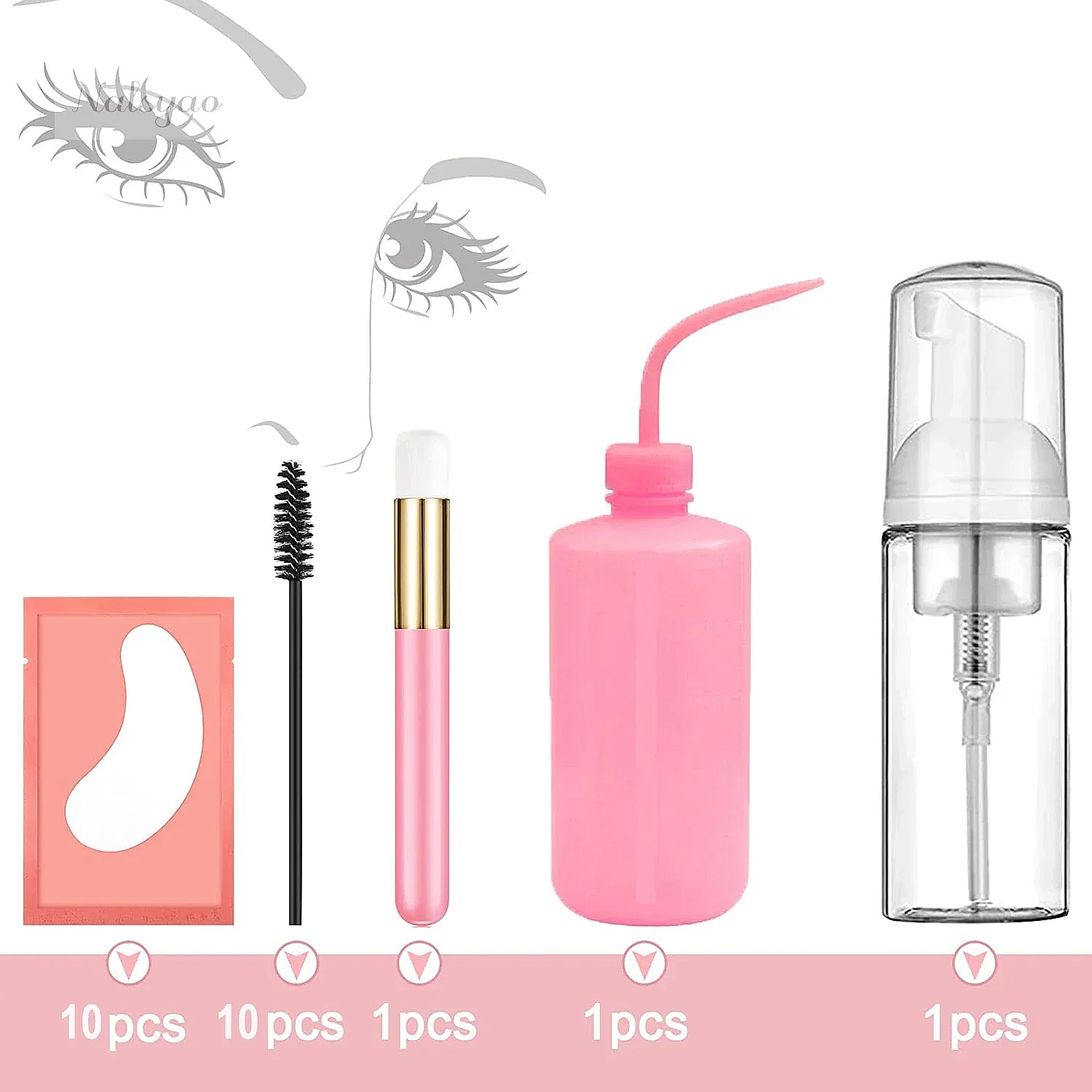 Kit Pembersih Ekstensi Bulu Ma - Nail Art Extension ulasan dan harga