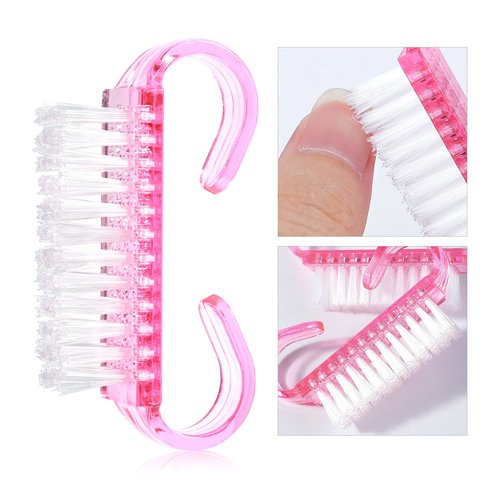 1/5/20 buah kuas kuku akrilik  - Nail Art Pink Soft ulasan dan harga