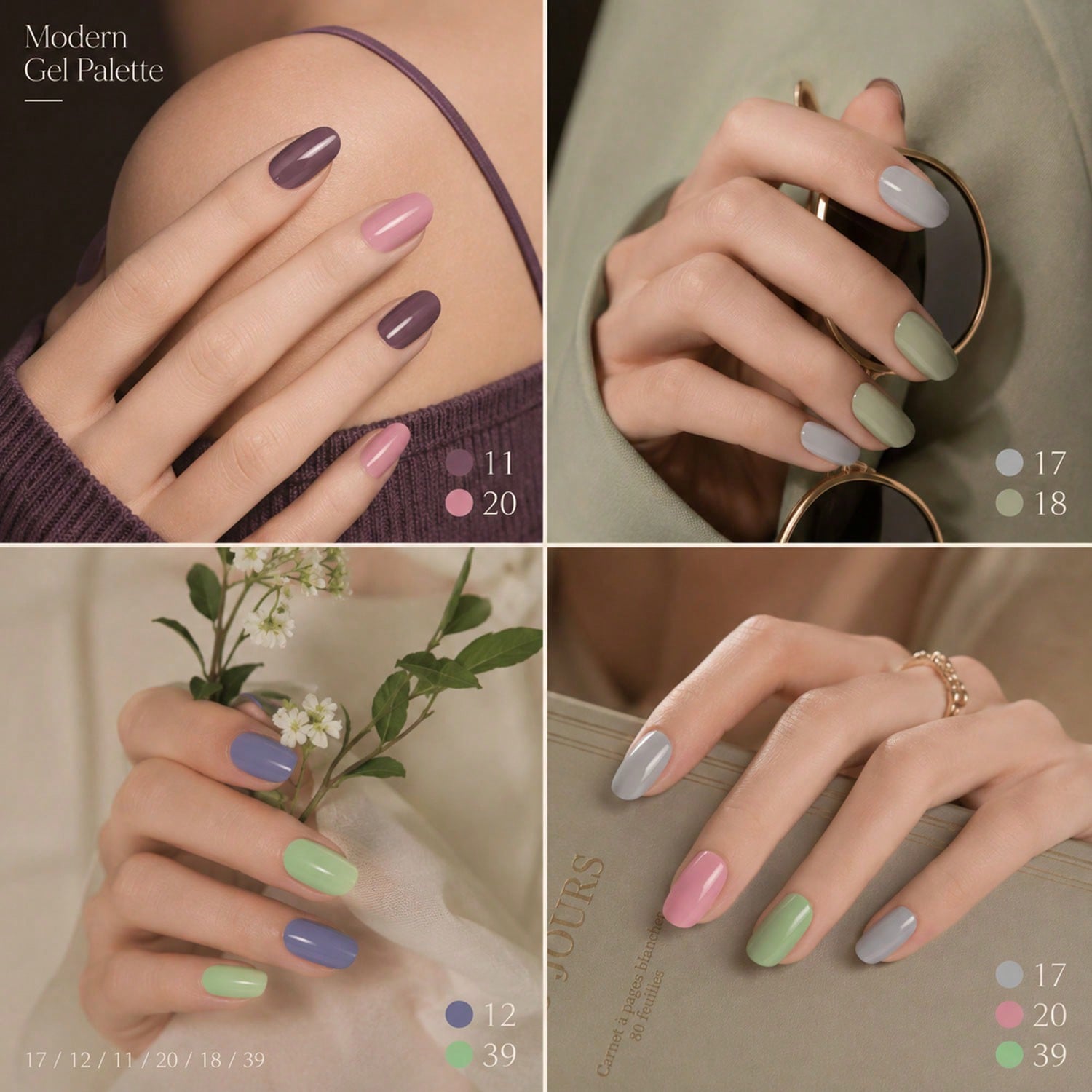 6 buah Set Cat Kuku Gel 15ml,  - Nail Art Pink Soft ulasan dan harga
