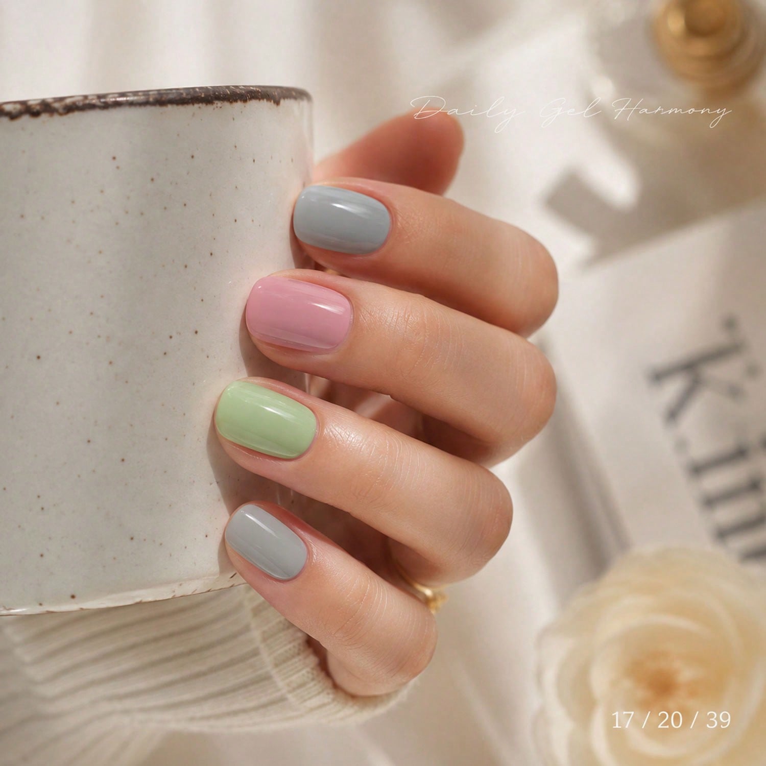 6 buah Set Cat Kuku Gel 15ml,  - Nail Art Pink Soft ulasan dan harga
