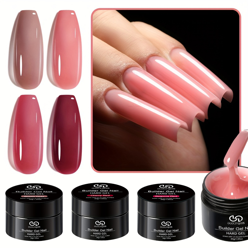 Gel Pembangun Kuku Akrilik unt - Nail Art Pink Soft ulasan dan harga
