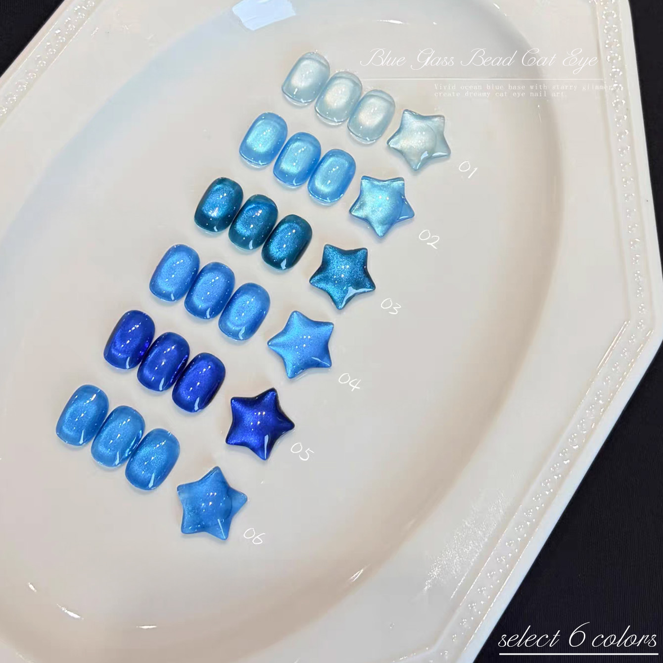 1pcs TC Summer Whitening Blue  - Nail Art Ice Blue ulasan dan harga