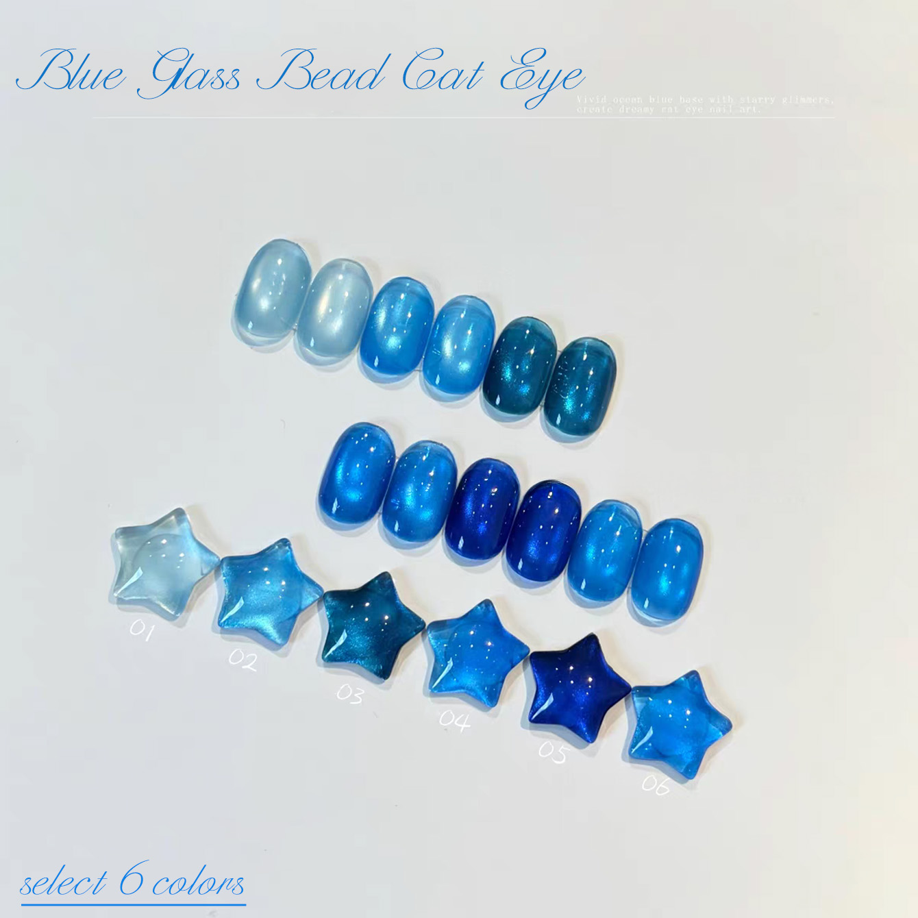 1pcs TC Summer Whitening Blue  - Nail Art Ice Blue ulasan dan harga