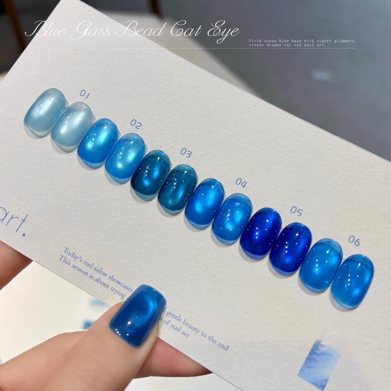 1pcs TC Summer Whitening Blue  - Nail Art Ice Blue ulasan dan harga