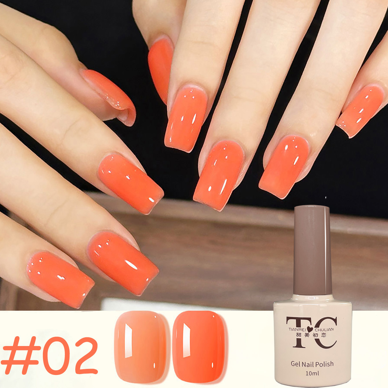 1pcs TC Summer Popular Dopamin - Nail Art Ice Blue ulasan dan harga