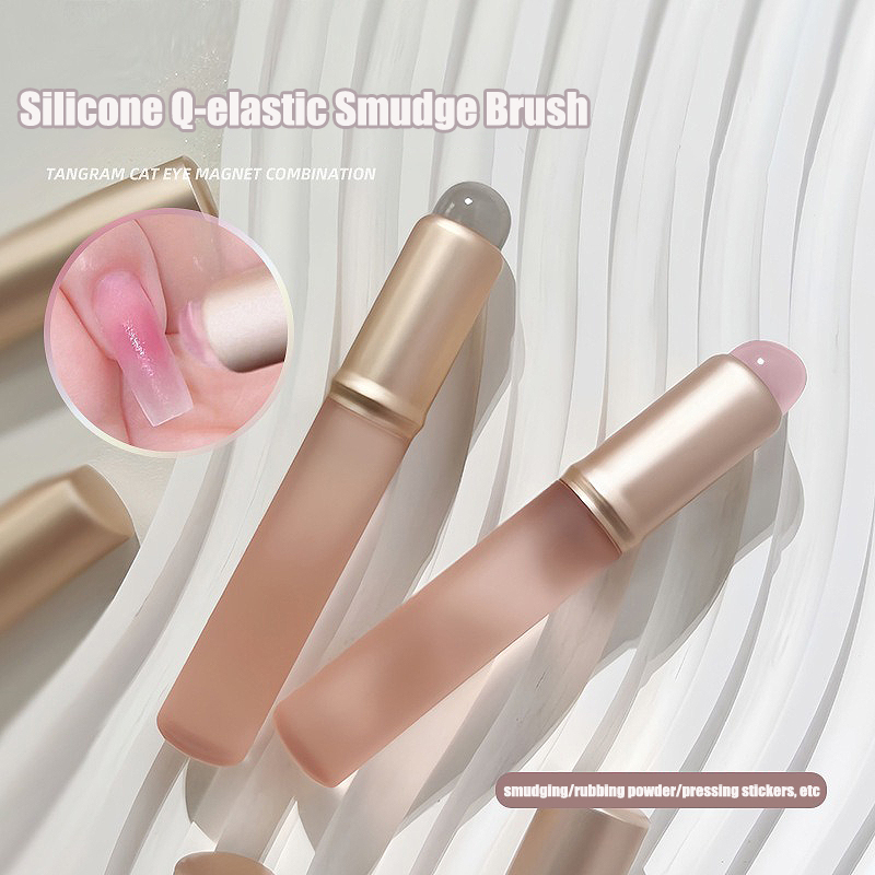 Kuas Silikon Seni Kuku Jelly P - Nail Art Pink Soft ulasan dan harga