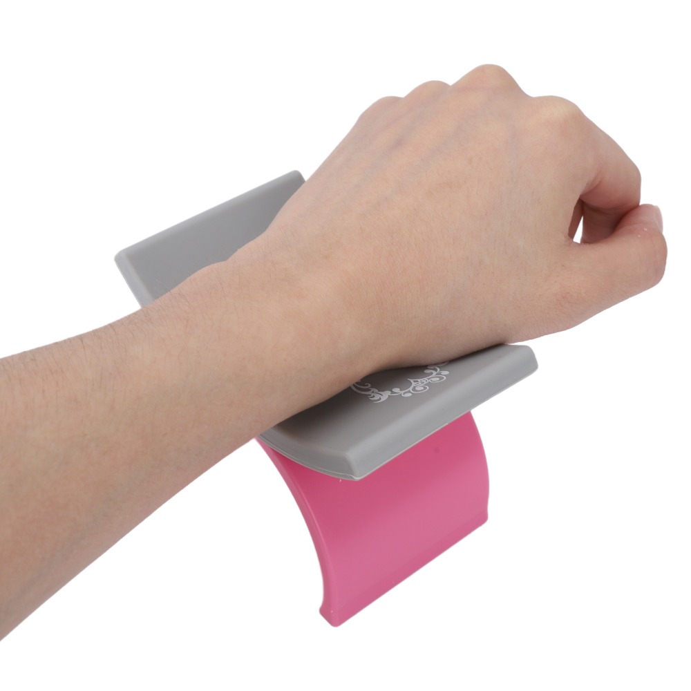 Penyangga Tangan Manikur Silik - Nail Art Pink Soft ulasan dan harga