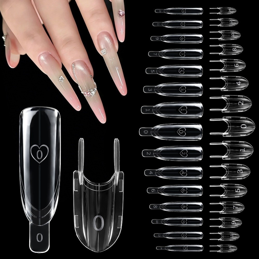 120pcs Bentuk Roket Sandwich D - Nail Art Extension ulasan dan harga