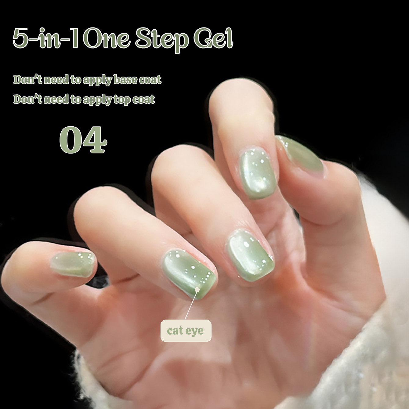 1pcs TC Baru 5-in-1 One-Step G - Nail Art Ice Blue ulasan dan harga