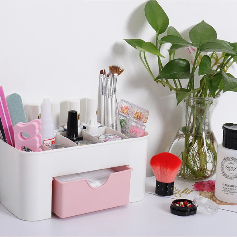 Kotak penyimpan kosmetik, Laci - Nail Art Simple ulasan dan harga