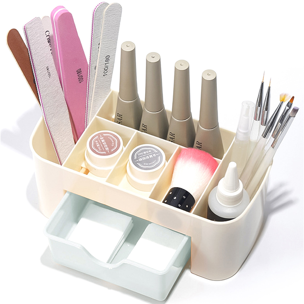 Kotak penyimpan kosmetik, Laci - Nail Art Simple ulasan dan harga