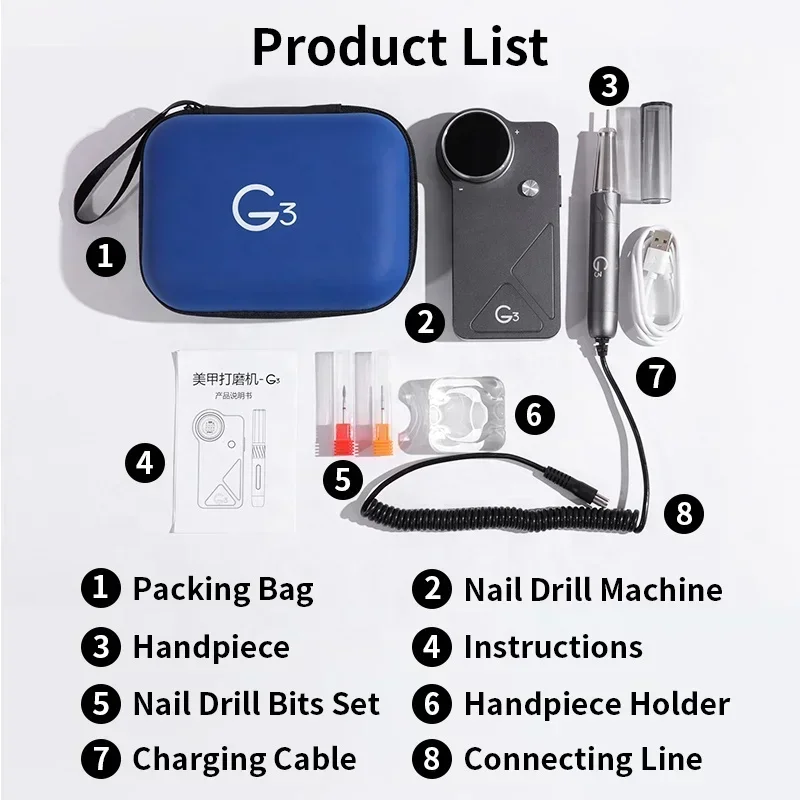 Mesin Bor Kuku Tanpa Kabel oxx - Nail Drill Machine ulasan dan harga