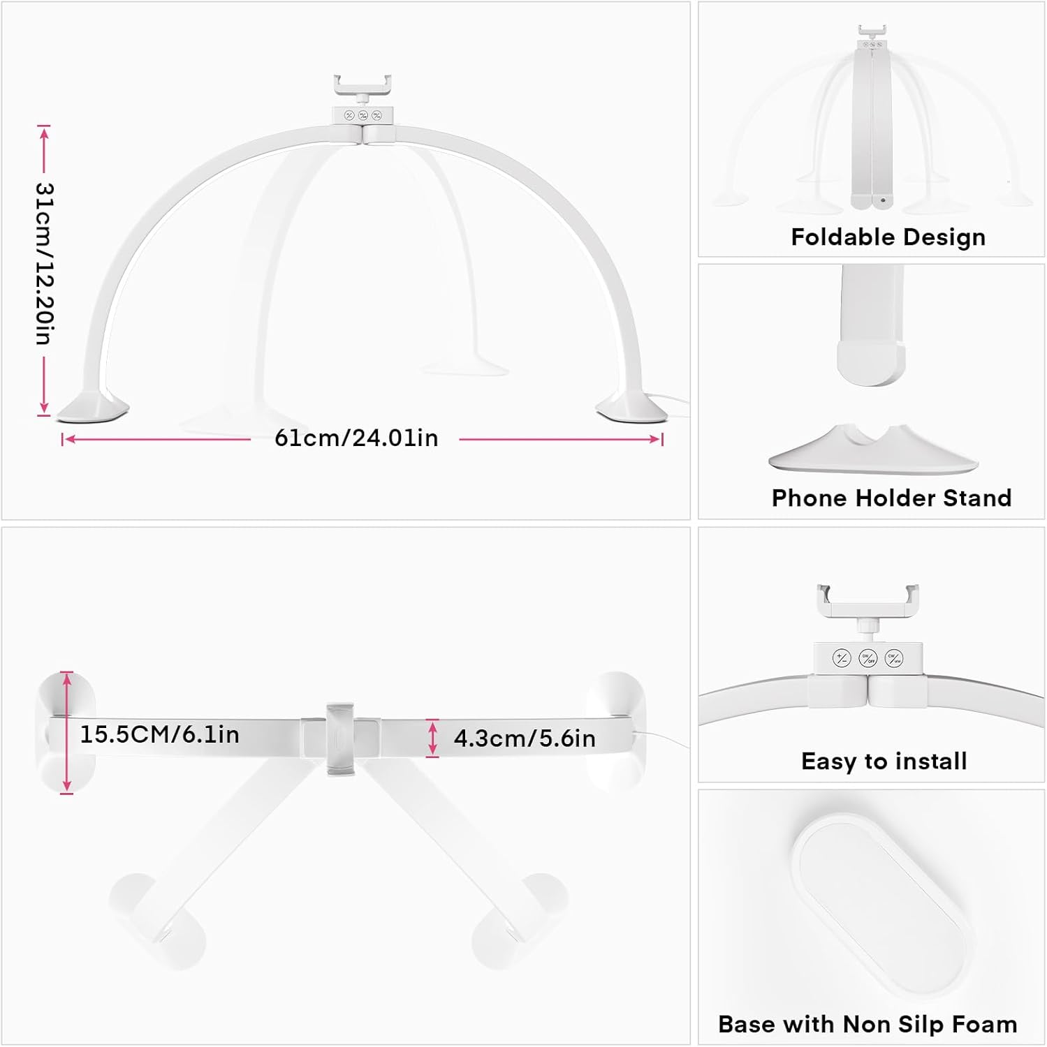 Lampu Meja Kerja LED Sederhana - Nail Art Simple ulasan dan harga